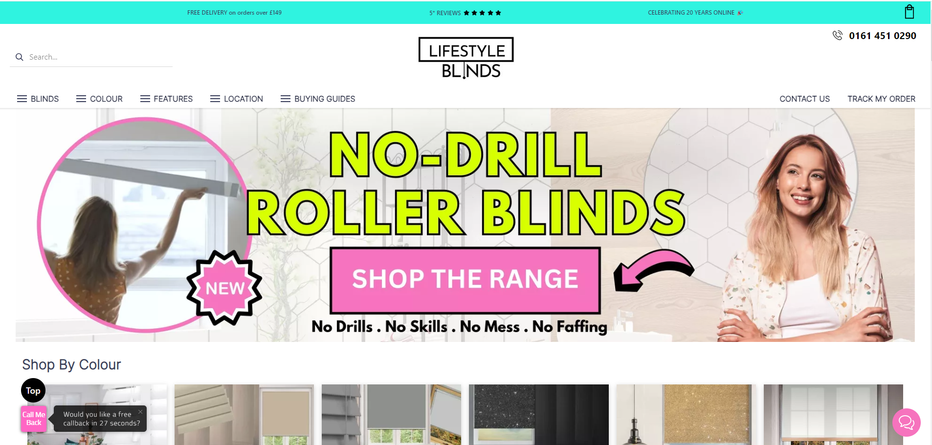 Lifestyle Blinds Celebrates 20 Years with Launch of New Website