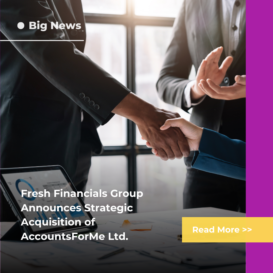 Fresh Financials Group Announces Strategic Acquisition of AccountsForMe Ltd