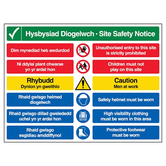 SafetySigns4Less Launches Comprehensive Range of Welsh/English Bilingual Safety Signs