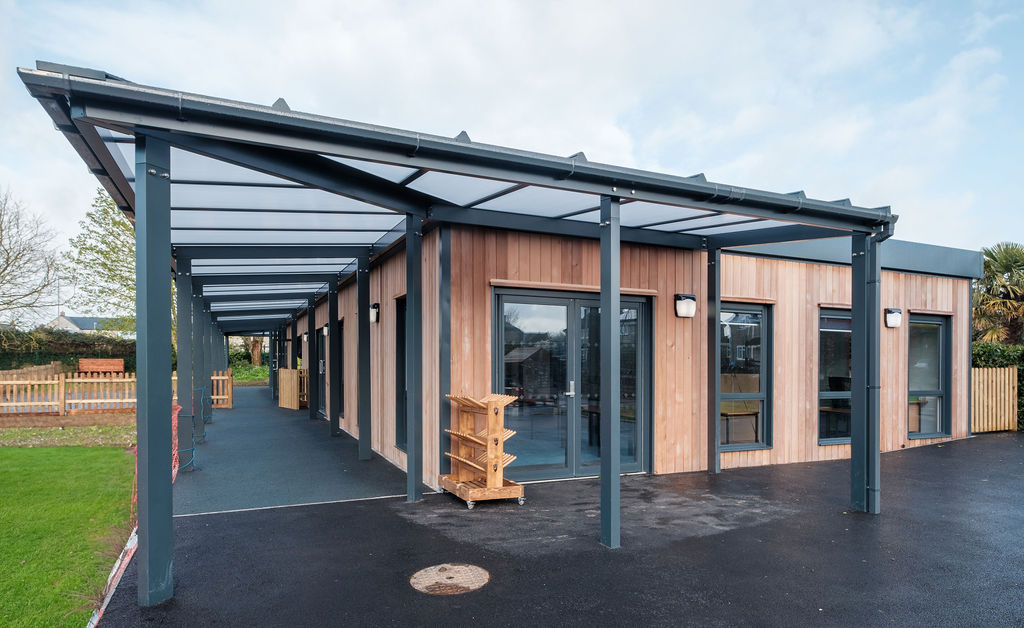 Somerset primary school tackles childcare shortage with new modular pre-school