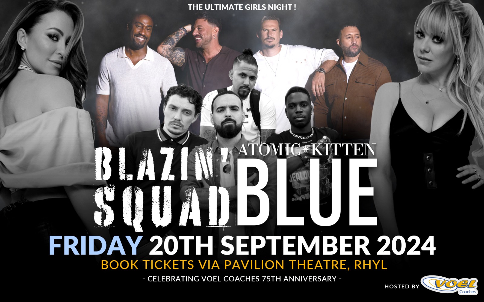 Local Coach Company Brings BLUE, Atomic Kitten and Blazin’ Squad to North Wales