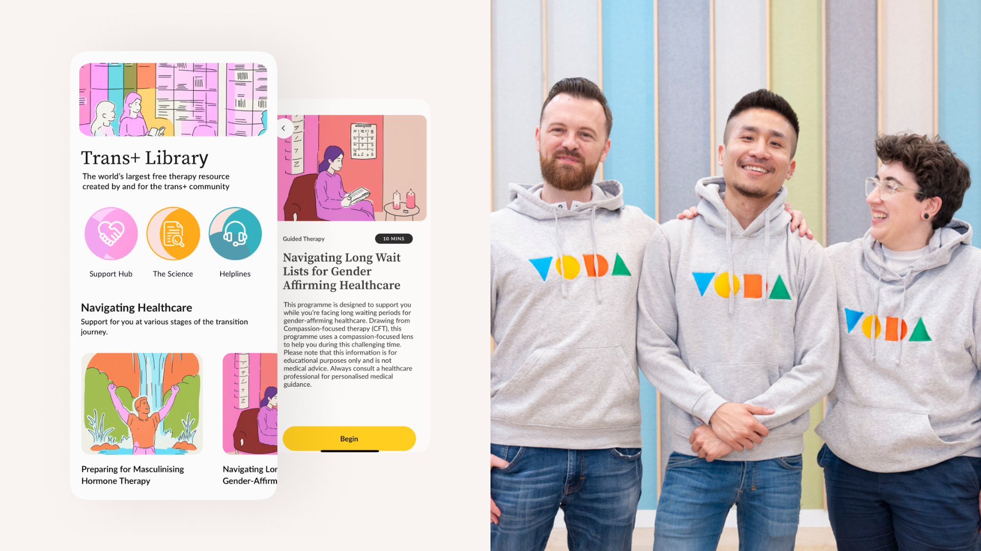 Voda launches Trans Library, the world’s largest free trans-led mental health resource