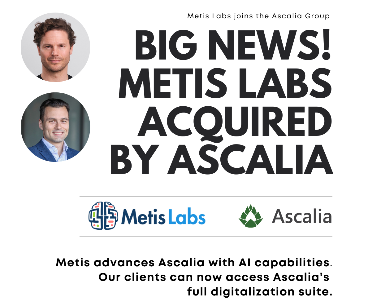 Ascalia Acquires Metis Labs to Boost Industrial Automation in CPG