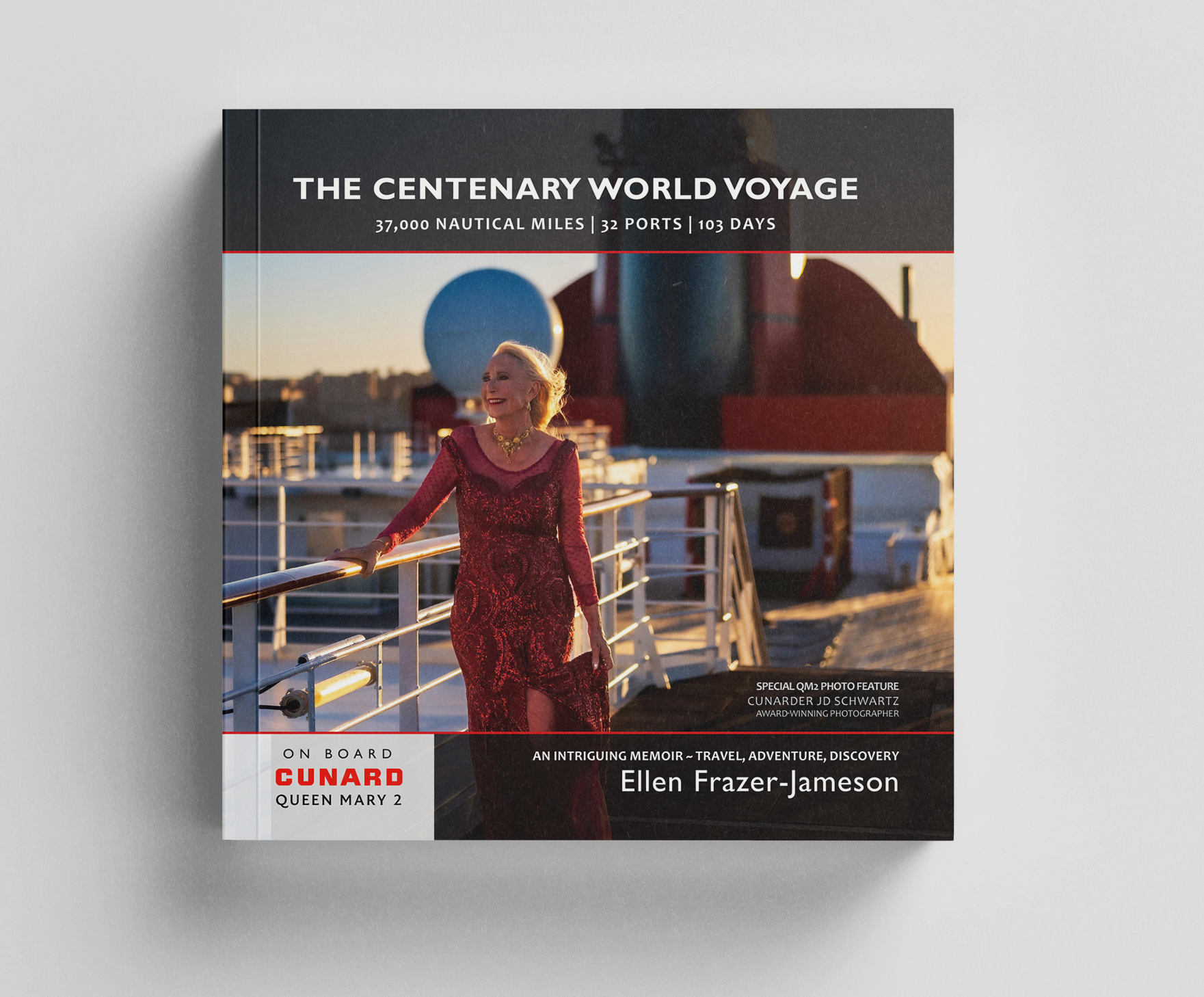 British Author Frazer-Jameson Unveils Memoir Chronicling Cunard’s QM2 World Voyage