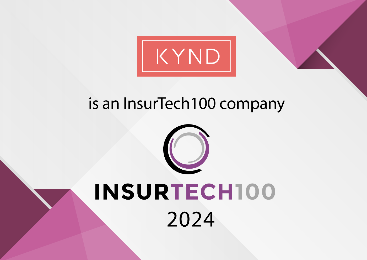 KYND recognised as Global Top 100 InsurTech for fourth consecutive year