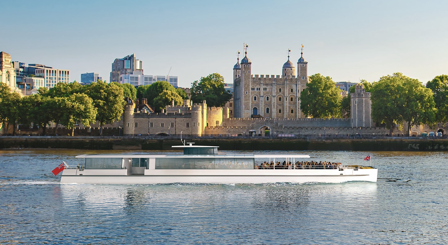 THE UK’S FIRST ELECTRIC TOUR BOAT, FOR THE TOWER OF LONDON