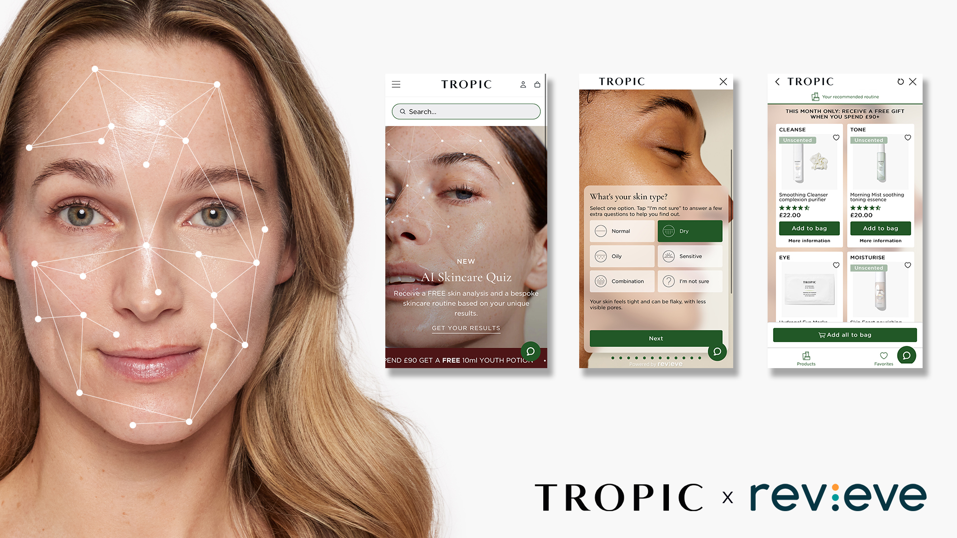 Tropic Skincare and Revieve Partner to Deliver Personalized, Sustainable Skincare Solutions Through Digital Innovation