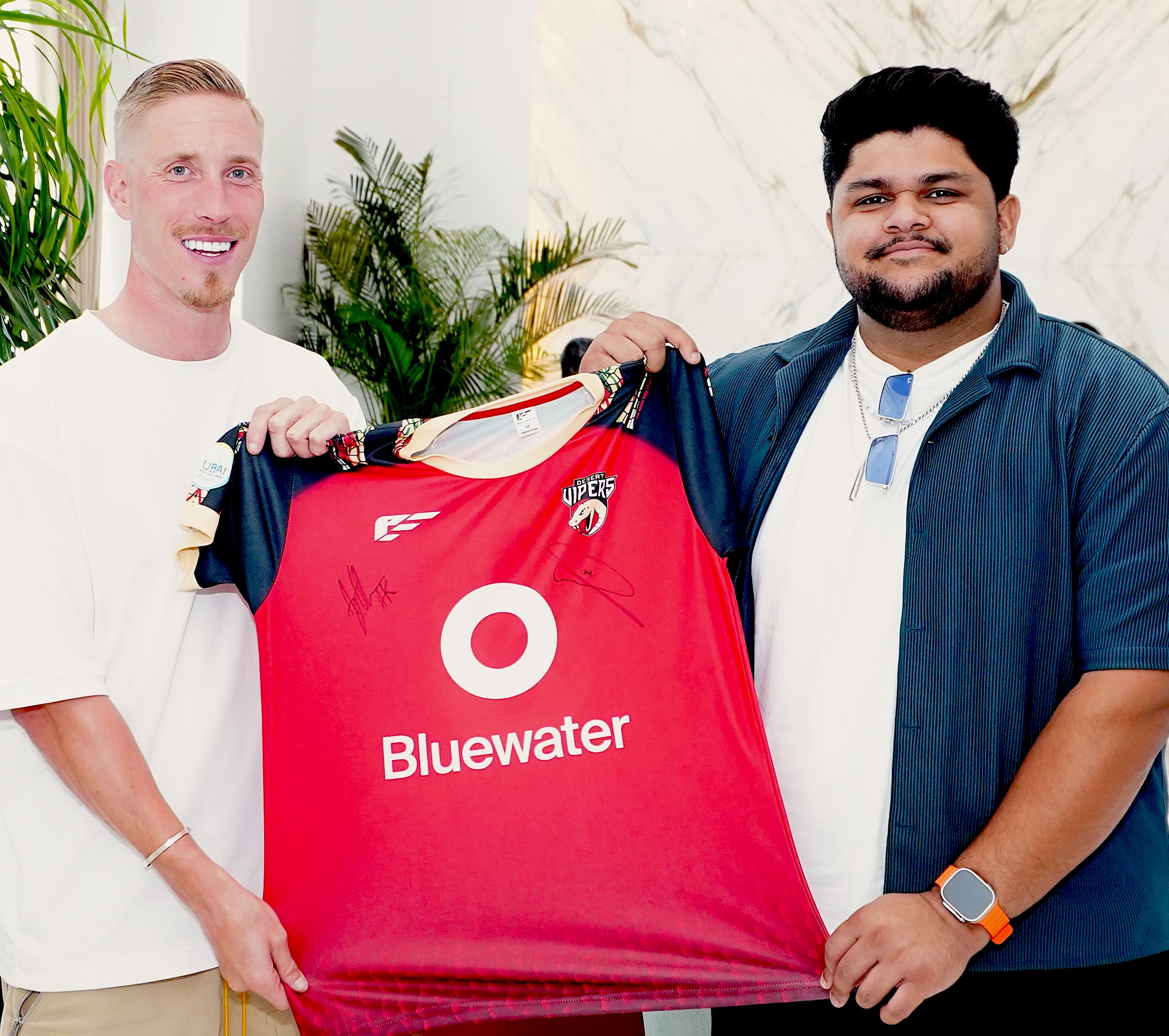 Bluewater partners with Dubai’s Desert Vipers Cricket Team to supply purified water for 2025 season